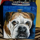Custom hand painted portrait memorial LARGE Wood box Pet URN For ashes DOG PETS