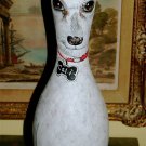 Hand PAINTED Bowling Pin dog portrait ANY BREED Poodle Bijon Frise ANY pet