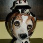 Custom Portrait MEMORIAL Pet URN DOG cremation ASH HandPainted ANY BREED BEAGLE
