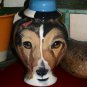 Custom Portrait MEMORIAL Pet URN DOG Collie cremation ASHES burial vessel Lassie