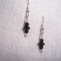 Rose Quartz and Blackstone earrings by A Touch of Earth
