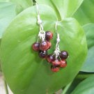 Red Tiger's Eye Bubble earrings by A Touch of Earth