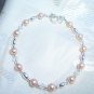 Princess Pearls Swarovski Crystal Sterling Silver bracelet by A Touch of Earth