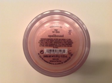 BareMinerals Bare Escentuals blush in SPELLBOUND, a hint of pink nude.