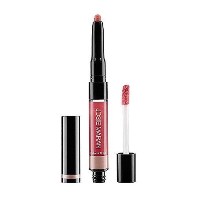 Josie Maran Argan Slimline Lipstick Plus Gloss in PINK PEONY - Brand ...