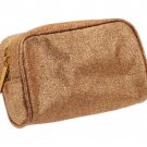 Bare Escentuals glittery gold Make up / Cosmetics Bag - Brand New! Very Pretty!!