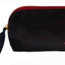 Laura Geller Black and Red Cosmetics bag w/ LIP logo!