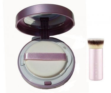 Mally Beauty Poreless Perfection Fluid Foundation and Brush  (Fair)