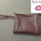 Mally Beauty Python Cosmetics/Makeup Bag /Wristlet - PINK!! Brand New!