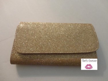 Bare Escentuals glittery gold Brush Roll - Brand New! Very Pretty!!