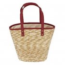 Laura Geller Straw tote / purse - Brand New!