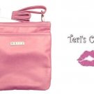 Mally Beauty Crossbody Purse/Cosmetics Bag - Pink  w/pink lining.