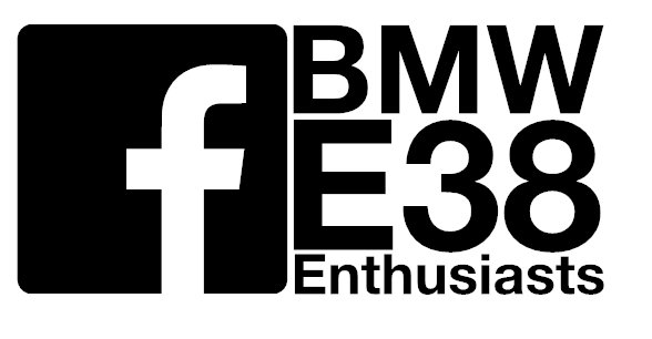 BMW E38 Enthusiasts Decal