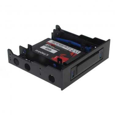 SEDNA - 5.25" CD bay  2 x  2.5" Hard disk  frame with 2 x USB 3.0 Port