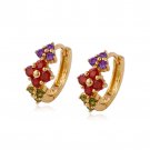 Gold Filled Earrings with Swarovski cristal