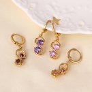 Gold Filled Earrings with Swarovski cristal