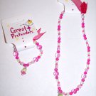 Girls Bracelet and Necklace 2pc Set