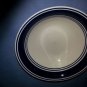 Vintage MAINSTAYS Stoneware Bowl White Navy Blue Trim Dishwasher Microwave Oven