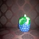 Vtg Small Ceramic Jelly Candy Condiment Jar w/Lid NEW 4.25x3"