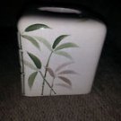 BRAND NEW Tissue Holder Porcelain Ceramic Bath Works Design (Bamboo Garden)