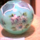Fenton Victorian Roses Vase, Lt. Edition 1993 Mint in b