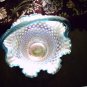 Fenton irridized Basket from Easter offering, hobnail