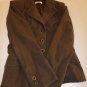 Prada brown polyester Three-Button Blazer Jacket 40 S
