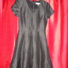 NWT Banana Republic Seamed Fit and Flare Dress, Black, sz 4