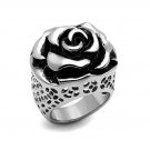 Lovely Rose Flower Ring ~ Stainless Steel