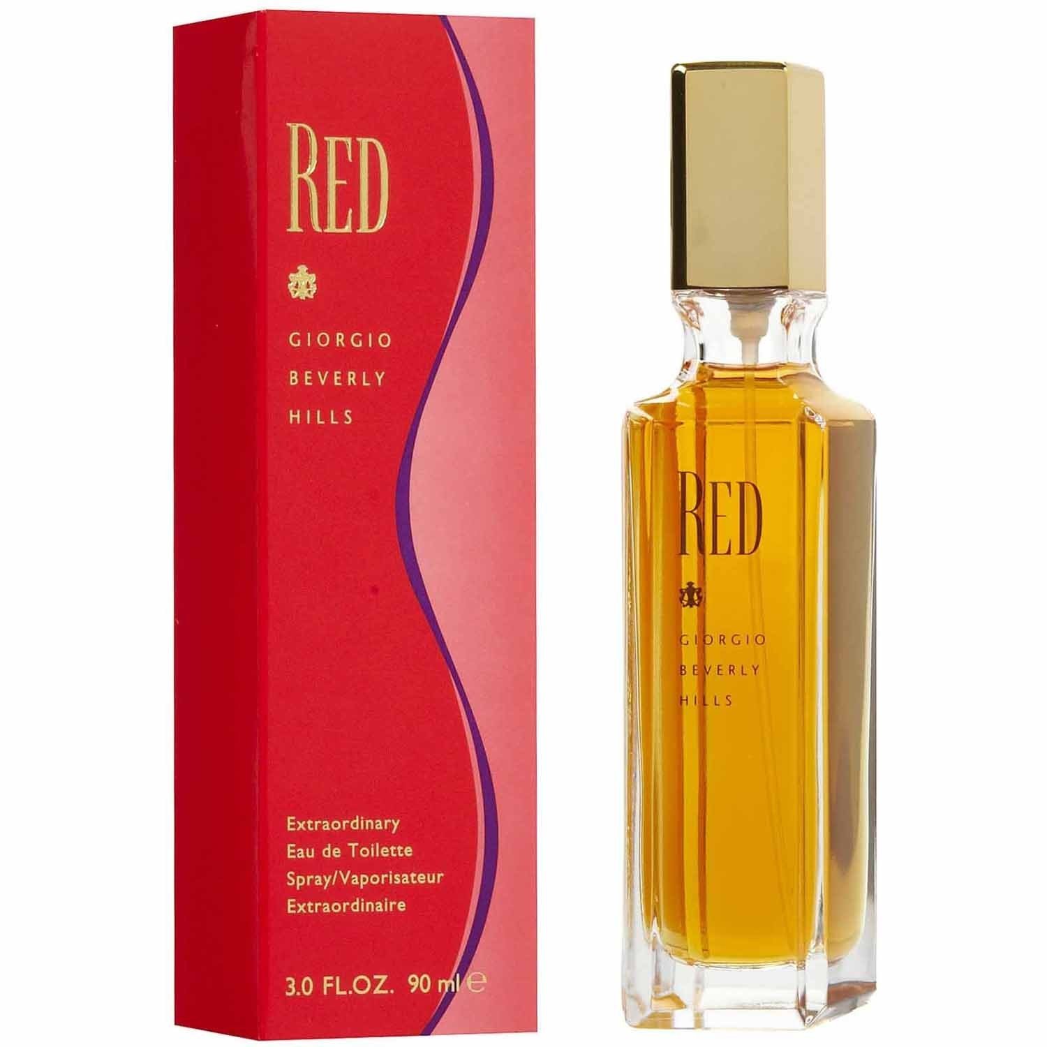 3.0 oz EDT Red Perfume by Giorgio Beverly Hills for Women
