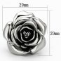 Rose Flower Statement Ring ~ Stainless Steel