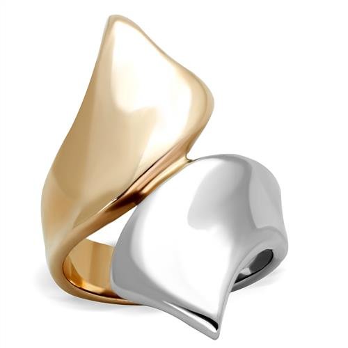 Two Tone Bow (Rose Gold & Stainless Steel) Ring