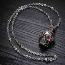 Cool Stainless Steel Skull Head Pendant Necklace for Men