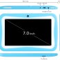 M755E3 Android 4.4 7 inch Kids Tablet PC with WVGA Screen Dual Core RK3026 1.0GHz Dual Cameras WiFi