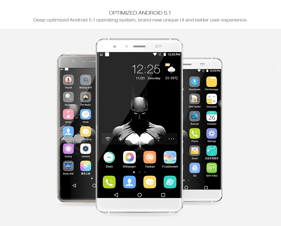 MOREFINE MAX1 5 Inch 2GB RAM 16GB ROM MTK6735P 1.3GHz Quad-core 4G Smartphone
