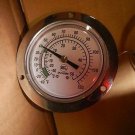 Analog Panel Mount Thermometer,Vapor,-40 Degrees to 120 Degrees(F),2-1/2" Dial