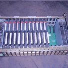 ALLEN BRADLEY 16 SLOT I/O CHASSIS PLC 1771-A4B-B WITH CARDS