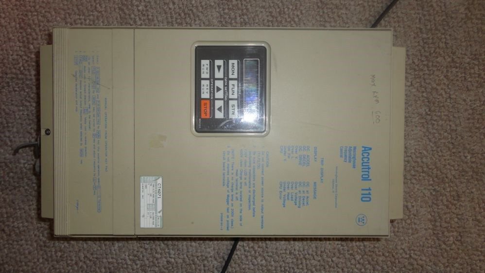 Lots 2 Westinghouse Accutrol 110 AC Drive 7.5 HP 13 AMP VFD CT4071