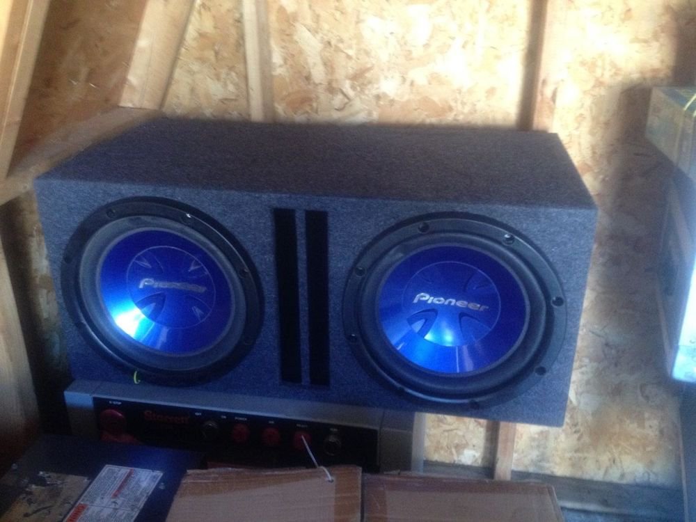 pioneer 12 subwoofer blue