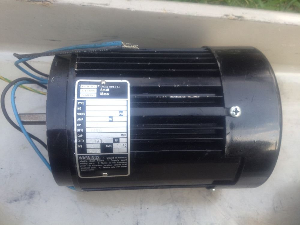 BODINE Electric 42R5BFSI 1/6 HP Gear Motor