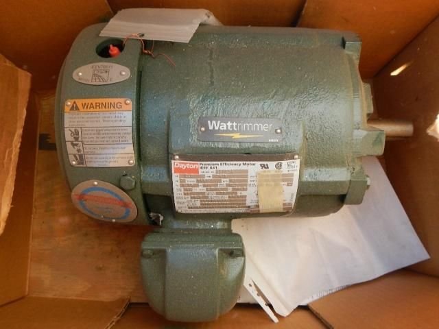Dayton Premium Efficiency Motor, 4FM93A 2 HP, 3495 RPM, 575 Volts, 86.5 Eff.,