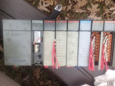 Allen Bradley  PLC Rack 1746-A7 With SLC 5/02, full with cards