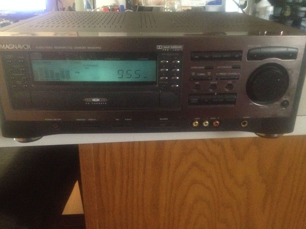 MAGNAVOX MX891PRO A/V HOME THEATER RECEIVER 5.1 CHANNEL WITH REMOTE BUNDLE VG+