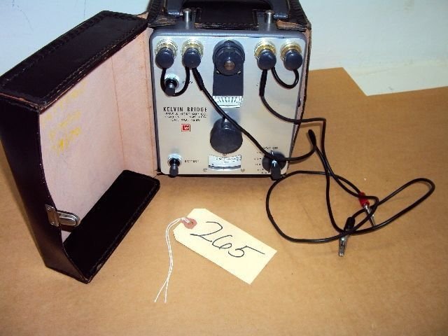 Leeds & Northrup Kelvin Bridge Cat. No. 4288 with Test Wires!*