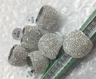 Fashionable White Rings