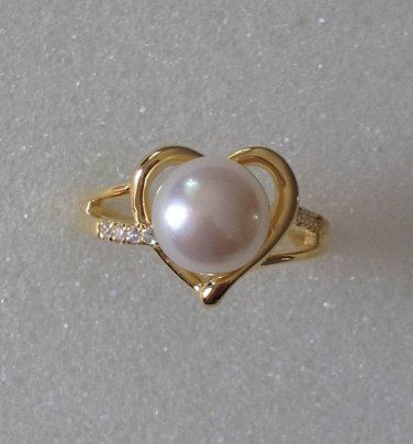 925 sterling silver Gorgeous Pearl Ring