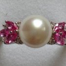 925 sterling silver Gorgeous Pearl Ring