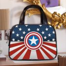 Captain America Shield Avengers S.H.I.E.L.D. Women's Classic Carrier Purse Leather Handbag