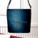 Portal Aperture Science Laboratories Flap Closure Seal Cross Shoulder Messenger Bag