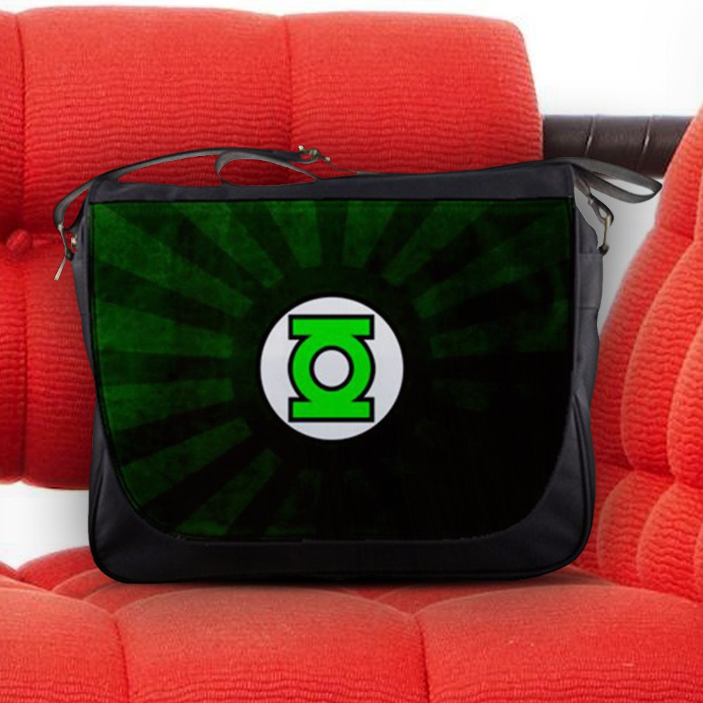 Green Lantern Logo Corps Guardians of the Universe Unisex Messenger Sling Laptop Notebook School Bag